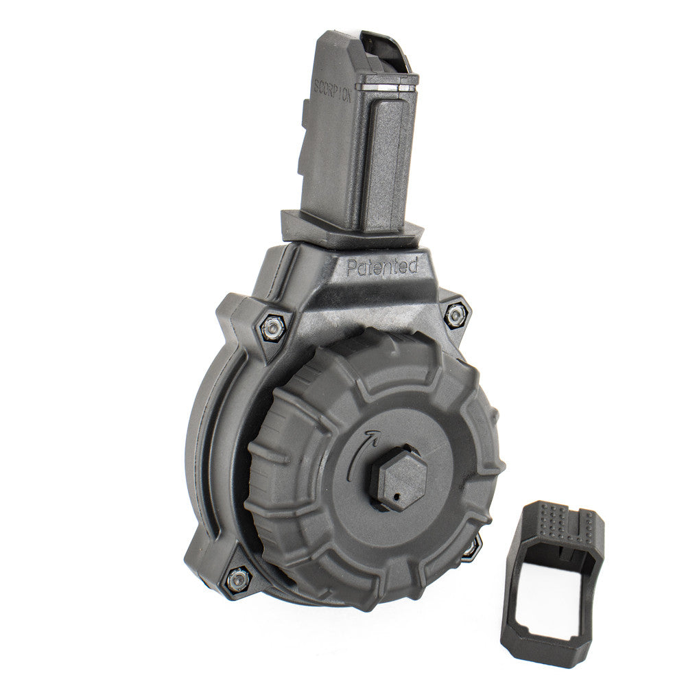 ProMag CZ  9mm Luger Scorpion 50rd Black Polymer Drum