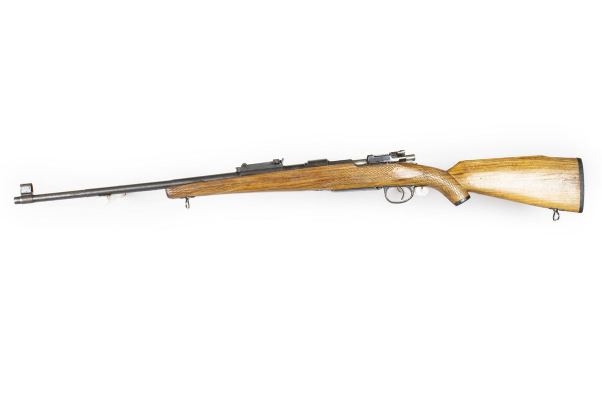 Yugoslavian M48 8mm Mauser Bolt Action Rifle Sporterized - Overall Surplus Good Cracked Condition (1)