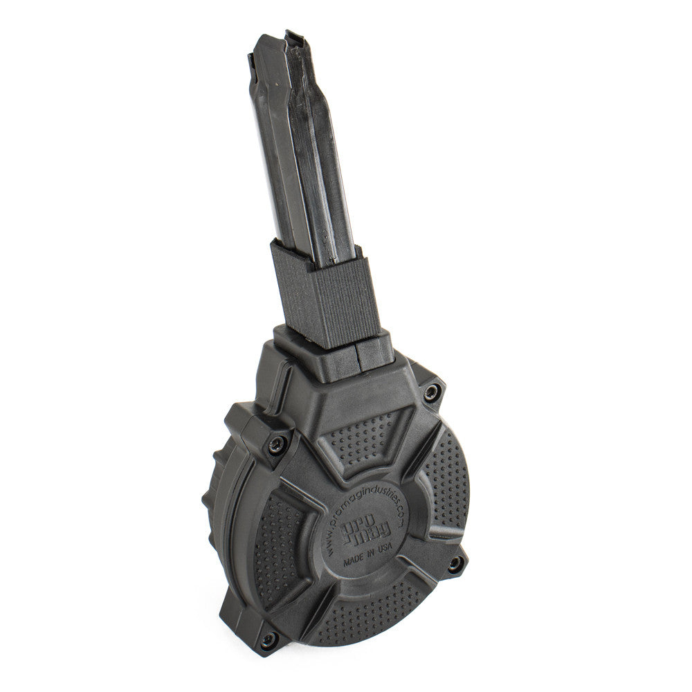 PROMAG MAGAZINE S&W CSX 9MM 50RD DRUM BLACK POLYMER