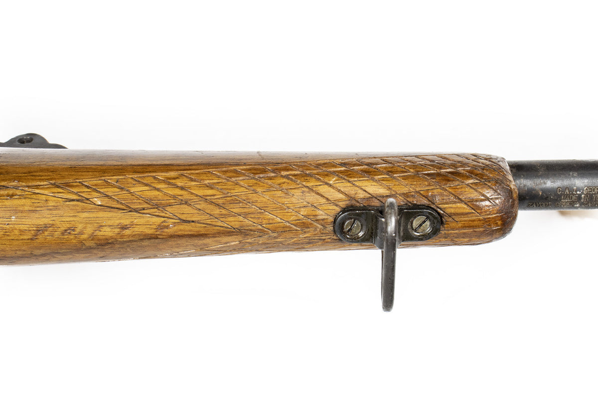 Yugoslavian M48 8mm Mauser Bolt Action Rifle Sporterized - Overall Surplus Good Cracked Condition (1)