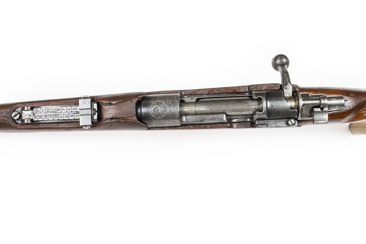Yugoslavian M48 8mm Mauser Bolt Action Rifle Sporterized - Overall Surplus Good Cracked Condition (2)