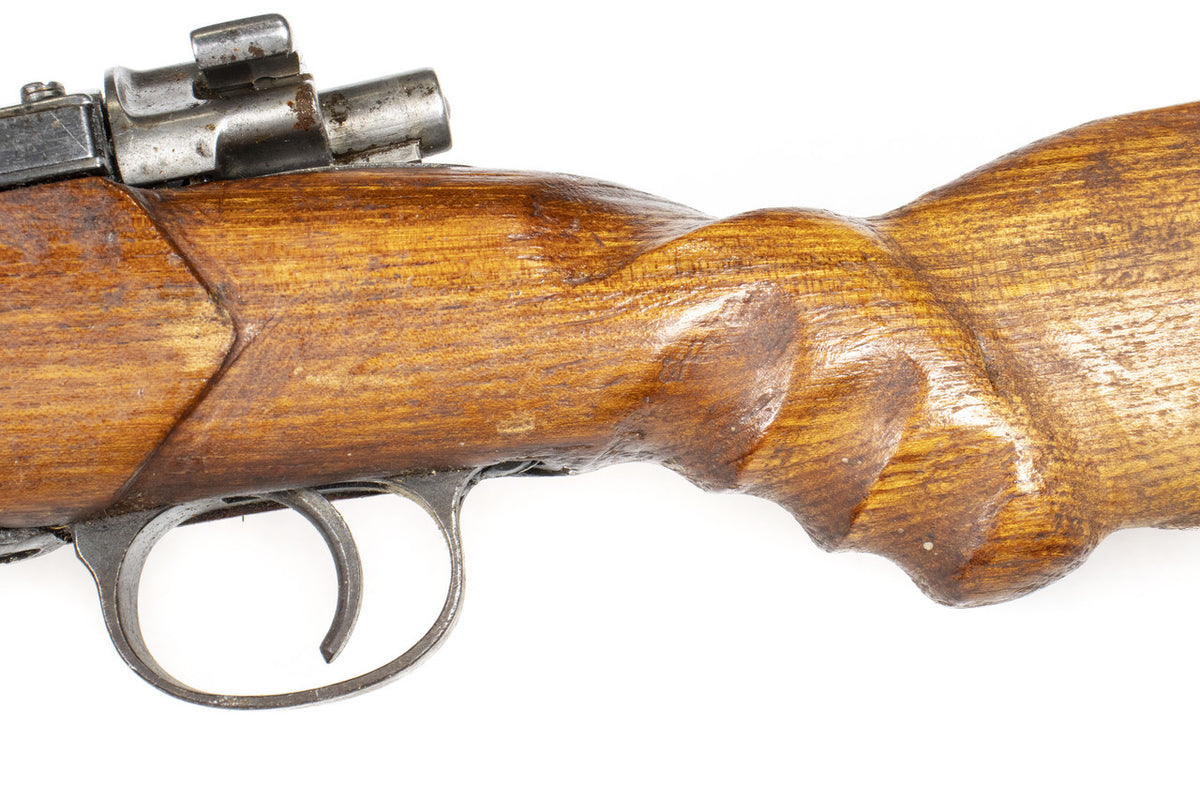 Yugoslavian M48 8mm Mauser Bolt Action Rifle Sporterized - Overall Surplus Good Cracked Condition (2)
