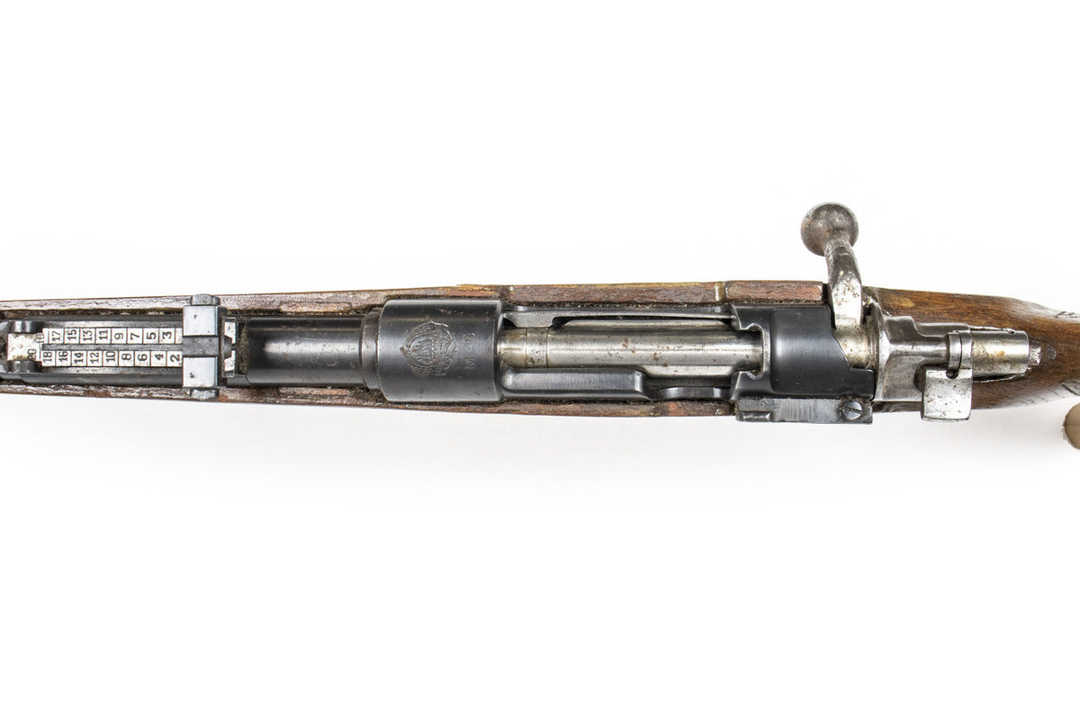 Yugoslavian M48 8mm Mauser Bolt Action Rifle Sporterized - Overall Surplus Good Cracked Condition (4)