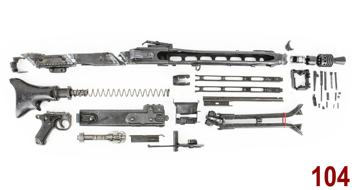 MG42 Parts Kit – WWII Era 7.62x51 NATO (.308) Original German - 104
