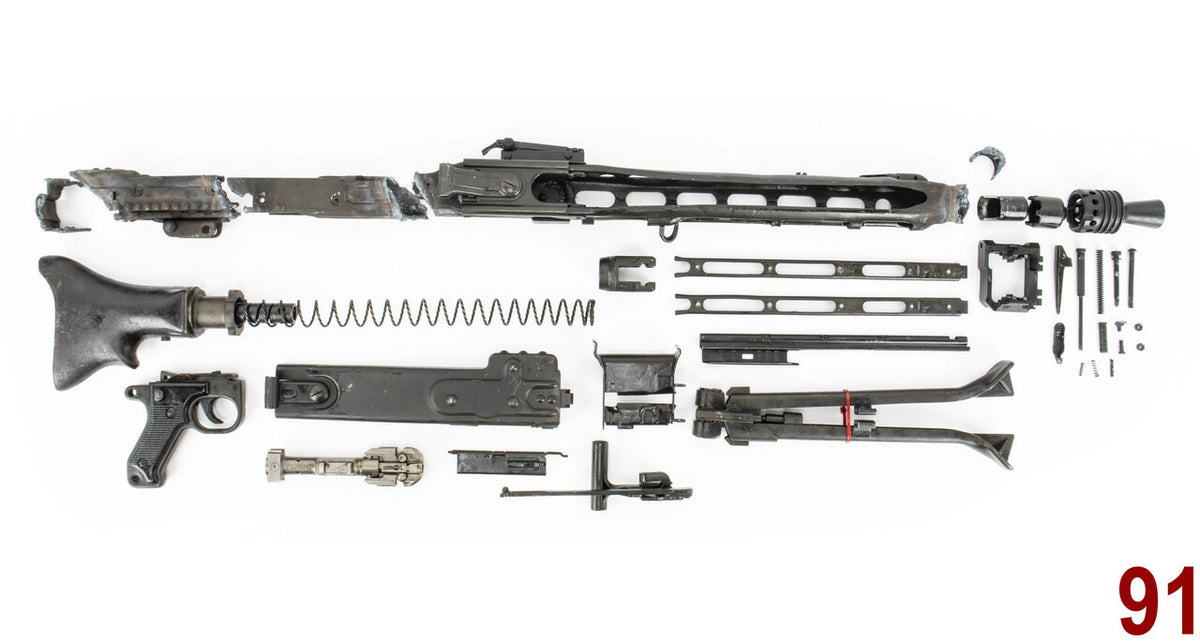 MG42 Parts Kit – WWII Era 7.62x51 NATO (.308) Original German - 91