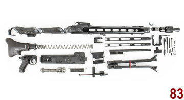 MG42 Parts Kit – WWII Era 7.62x51 NATO (.308) Original German - 83
