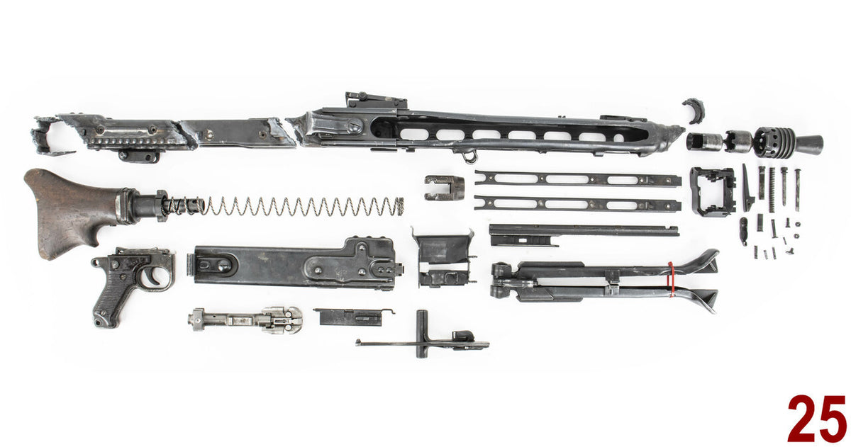 MG42 Parts Kit – WWII Era 7.62x51 NATO (.308) Original German - 25