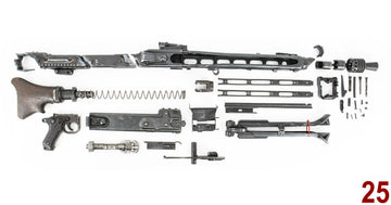 MG42 Parts Kit – WWII Era 7.62x51 NATO (.308) Original German - 25