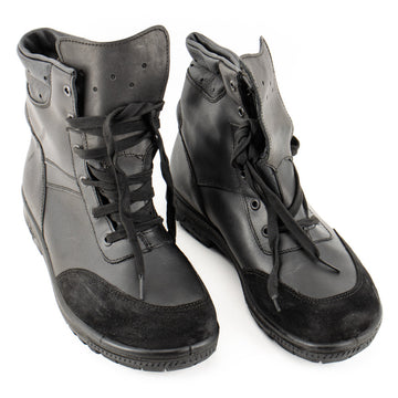 German Black Lined Pilot Deck Shoes - Surplus