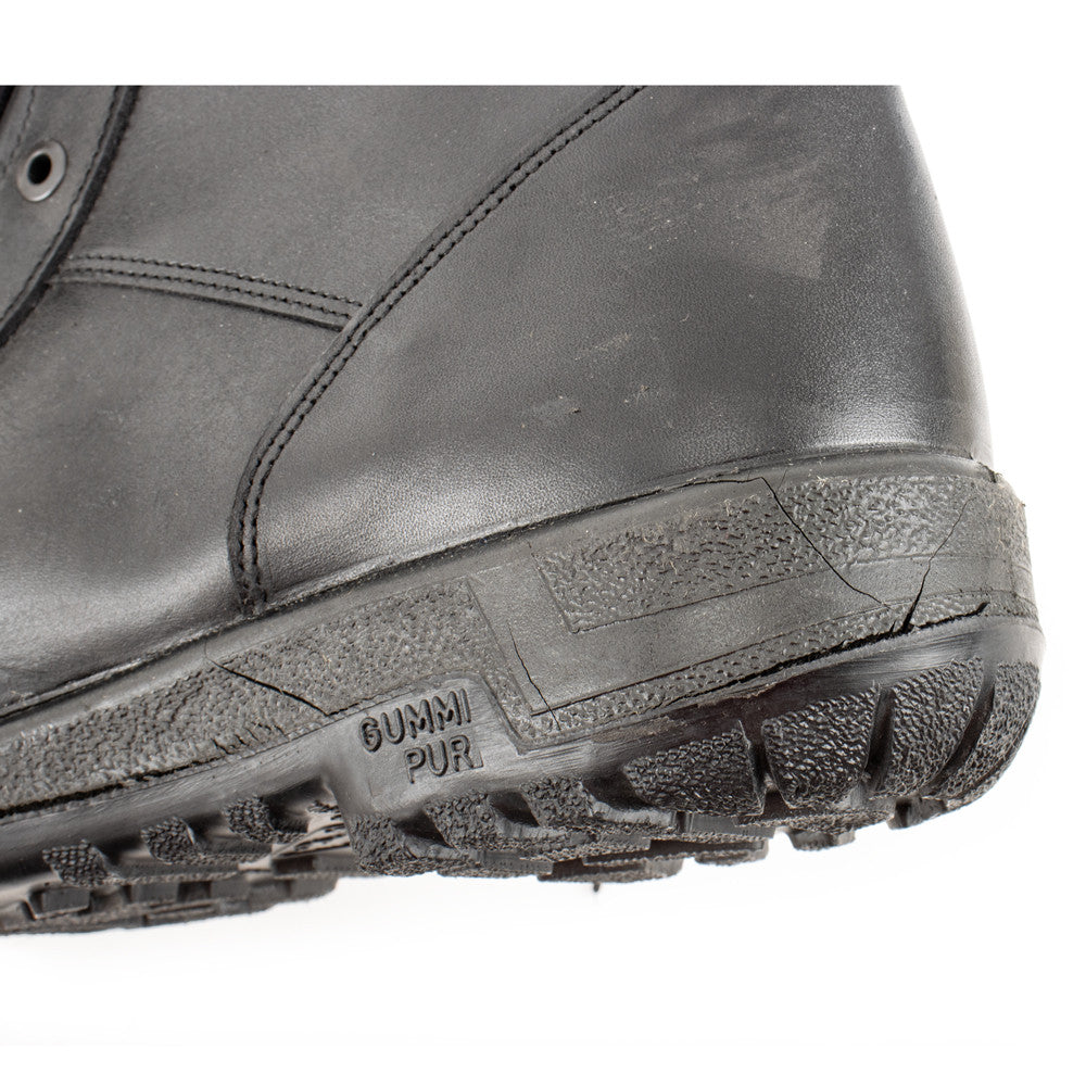 German Black Lined Pilot Deck Shoes - Surplus