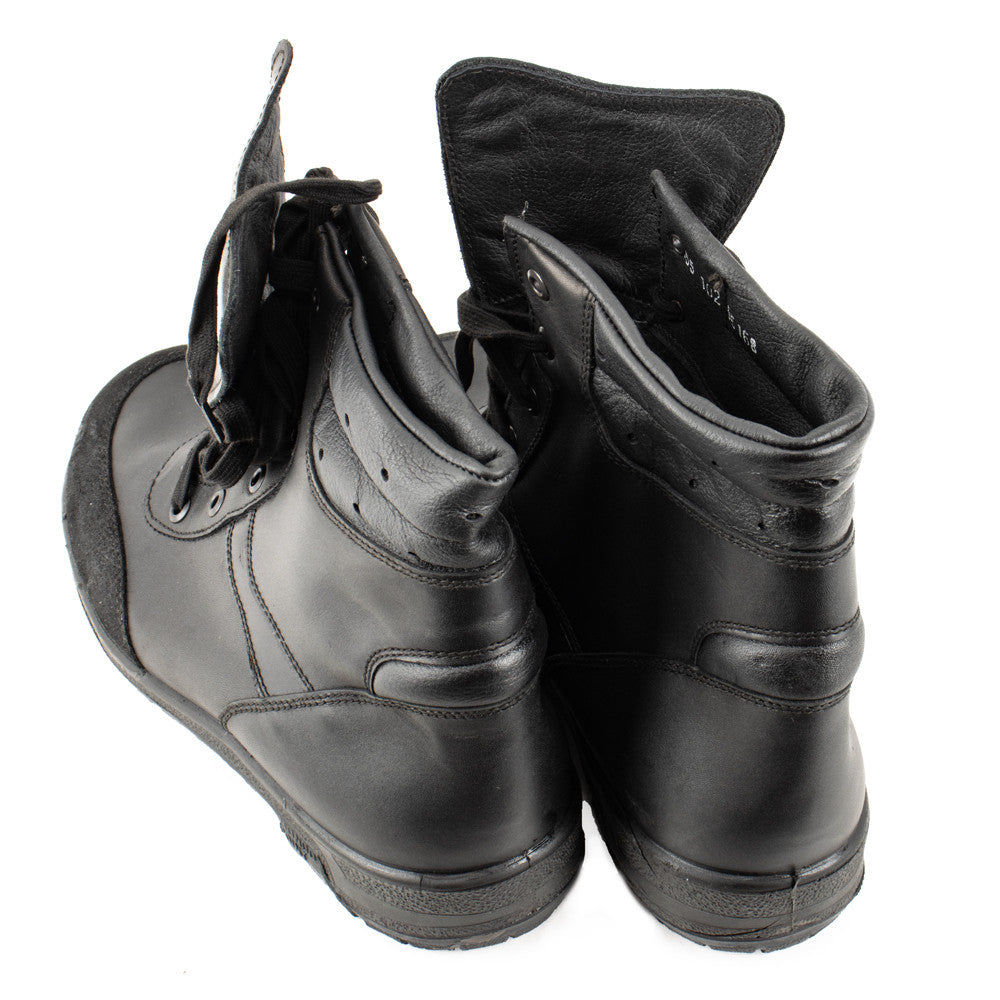 German Black Lined Pilot Deck Shoes - Surplus