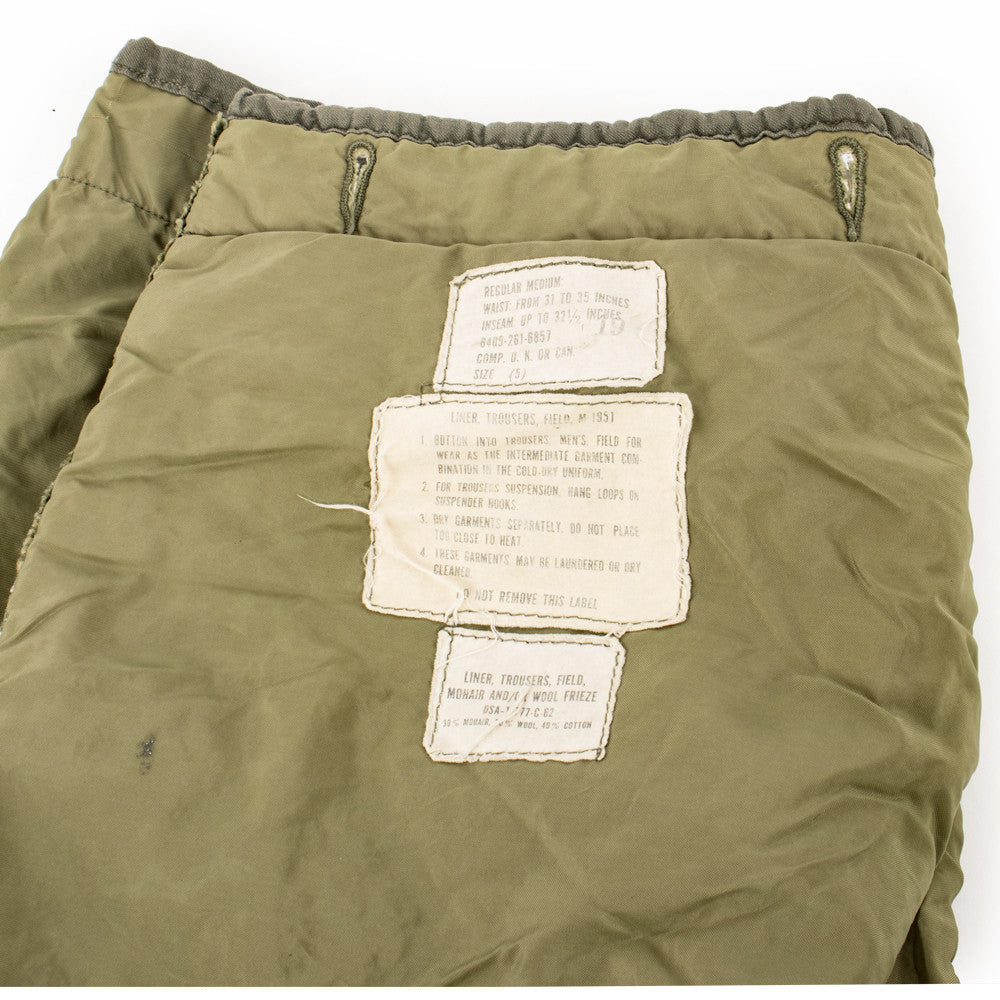 US GI OD M51 Pants Liner - Surplus