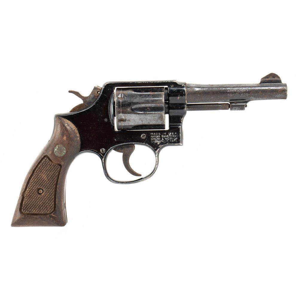 S&W 12-3 38SPL 4" BARREL FIXED SIGHTS SQUARE BUTT BLUED