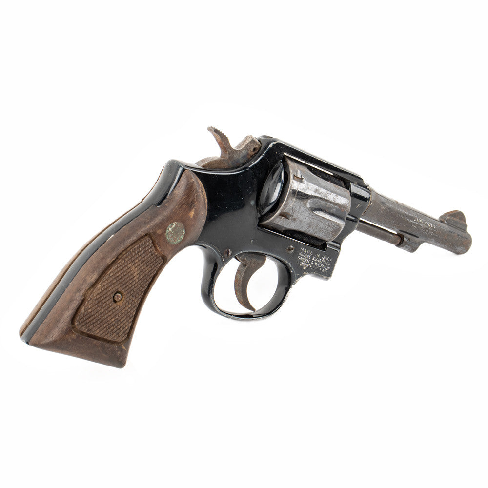 S&W 12-3 38SPL 4" BARREL FIXED SIGHTS SQUARE BUTT BLUED