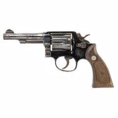 S&W 12-3 38SPL 4" BARREL FIXED SIGHTS SQUARE BUTT BLUED