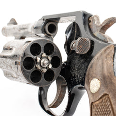 S&W 12-3 38SPL 4" BARREL FIXED SIGHTS SQUARE BUTT BLUED
