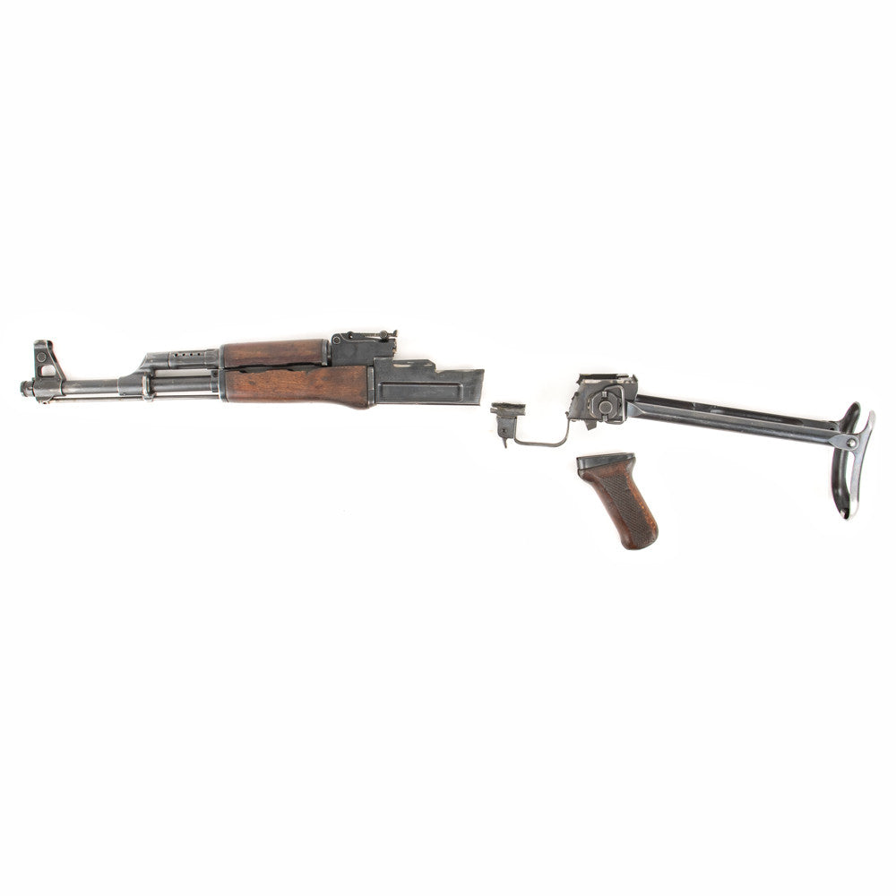 Polish Circle 11 KBK wz. 1959 Underfolder Stock Milled AK Parts Kit with Original Barrel & Non-Matching Numbers #01314