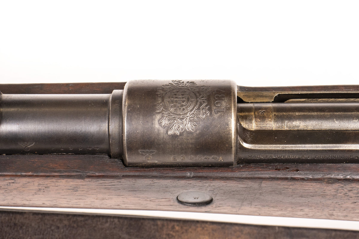 Collectible Portuguese M937A 8mm Mauser Bolt Action Rifle - Overall Surplus Good Condition (20)