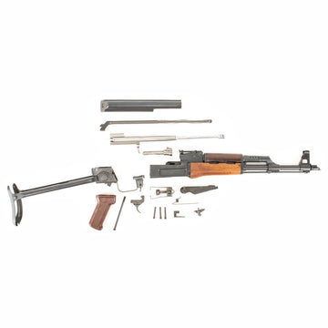 Polish Circle 11 KBK wz. 1965 Underfolder Stock Milled AK Parts Kit with Original Barrel & Matching Numbers #07676