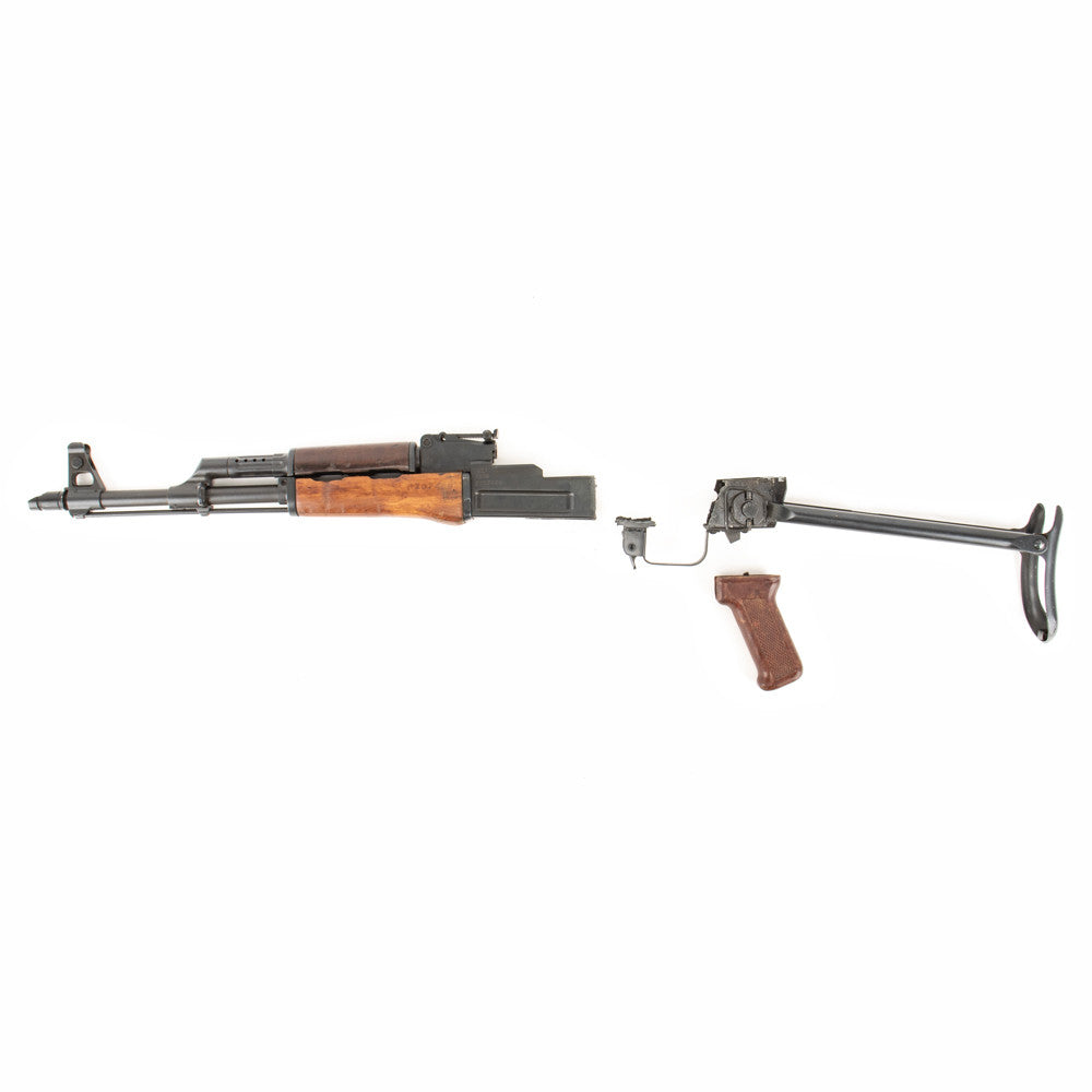 Polish Circle 11 KBK wz. 1965 Underfolder Stock Milled AK Parts Kit with Original Barrel & Matching Numbers #07676