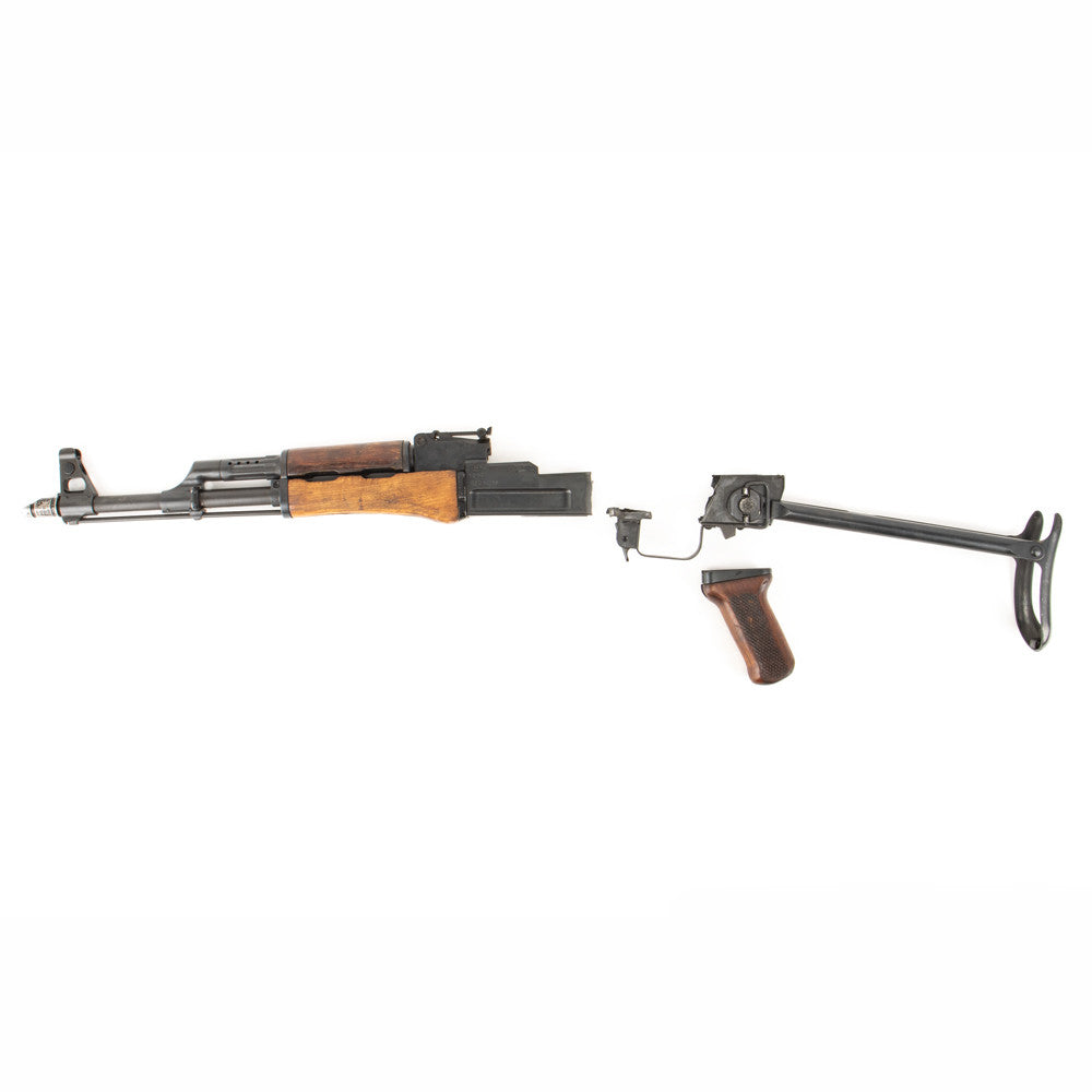Polish Circle 11 KBK wz. 1959 Underfolder Stock Milled AK Parts Kit with Original Barrel & Non-Matching Numbers #08067