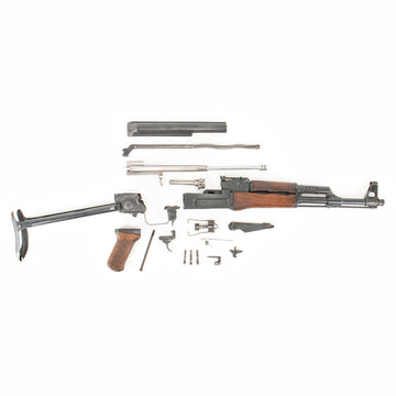Polish Circle 11 KBK wz. 1961 Underfolder Stock Milled AK Parts Kit with Original Barrel & Matching Numbers #13551