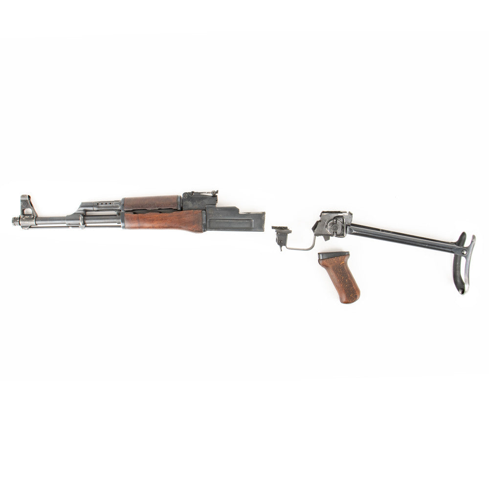 Polish Circle 11 KBK wz. 1961 Underfolder Stock Milled AK Parts Kit with Original Barrel & Matching Numbers #13551