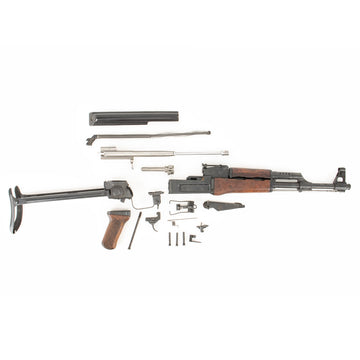 Polish Circle 11 KBK wz. 1960 Underfolder Stock Milled AK Parts Kit with Original Barrel & Non-Matching Numbers #19594