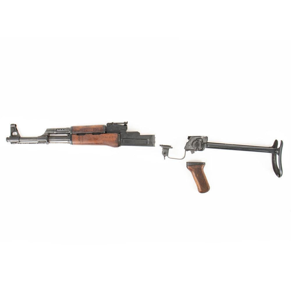 Polish Circle 11 KBK wz. 1960 Underfolder Stock Milled AK Parts Kit with Original Barrel & Non-Matching Numbers #19594