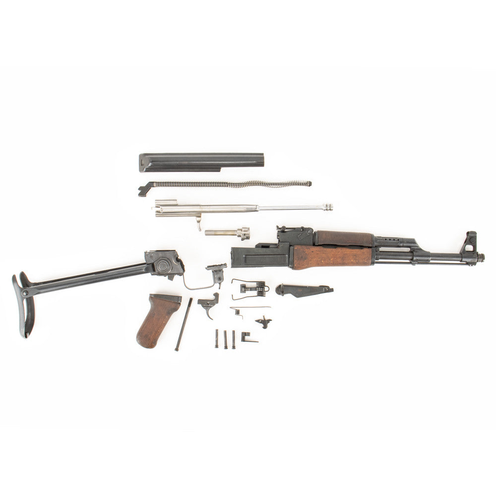 Polish Circle 11 KBK wz. 1958 Underfolder Stock Milled AK Parts Kit with Original Barrel & Matching Numbers #8061