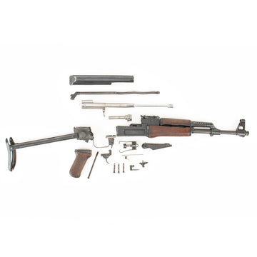 Polish Circle 11 KBK wz. 1960 Underfolder Stock Milled AK Parts Kit with Original Barrel & Non-Matching Numbers #10372