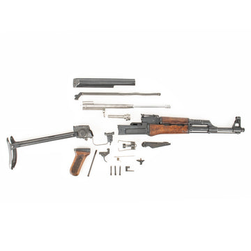 Polish Circle 11 KBK wz. 1958 Underfolder Stock Milled AK Parts Kit with Original Barrel & Matching Numbers #8214