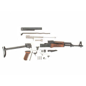 Polish Circle 11 KBK wz. 1960 Underfolder Stock Milled AK Parts Kit with Original Barrel & Non-Matching Numbers #08606