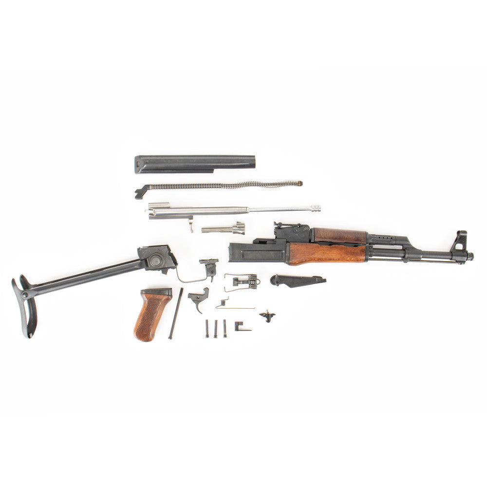 Polish Circle 11 KBK wz. 1960 Underfolder Stock Milled AK Parts Kit with Original Barrel & Matching Numbers #RN16569