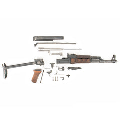 Polish Circle 11 KBK wz. 1959 Underfolder Stock Milled AK Parts Kit with Original Barrel & Matching Numbers #16458