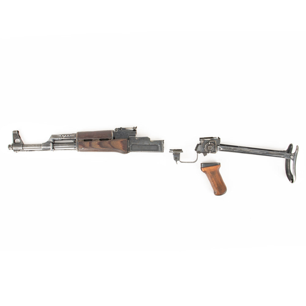 Polish Circle 11 KBK wz. 1959 Underfolder Stock Milled AK Parts Kit with Original Barrel & Matching Numbers #16458