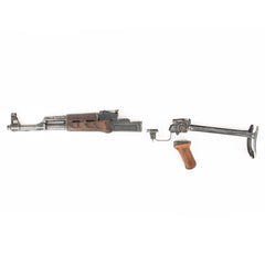 Polish Circle 11 KBK wz. 1959 Underfolder Stock Milled AK Parts Kit with Original Barrel & Matching Numbers #16458