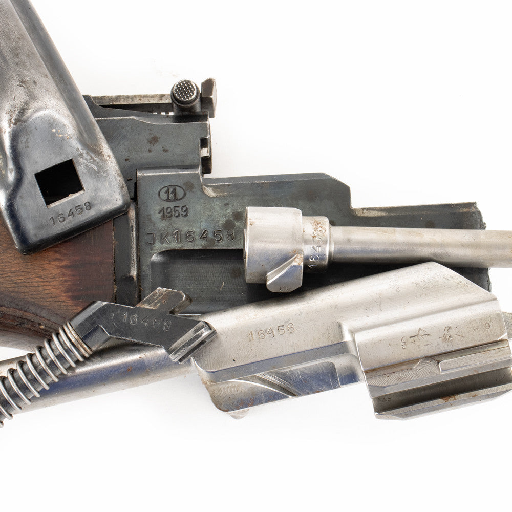 Polish Circle 11 KBK wz. 1959 Underfolder Stock Milled AK Parts Kit with Original Barrel & Matching Numbers #16458