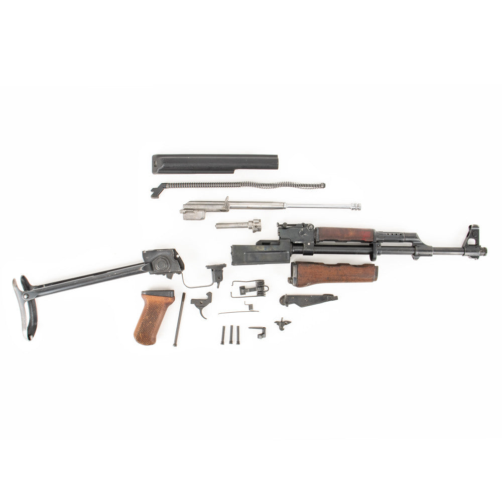 Polish Circle 11 KBK wz. 1959 Underfolder Stock Milled AK Parts Kit with Original Barrel & Non-Matching Numbers #15357