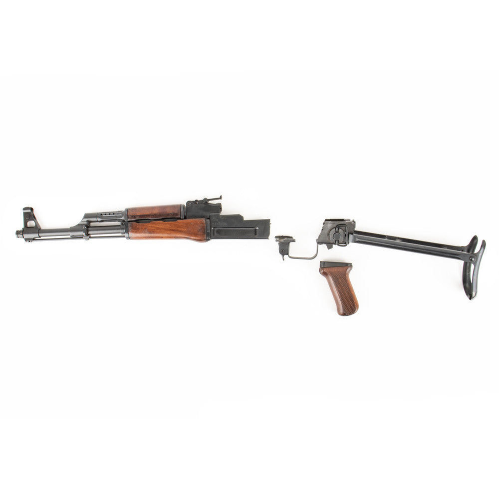 Polish Circle 11 KBK wz. 1962 Underfolder Stock Milled AK Parts Kit with Original Barrel & Matching Numbers #12195