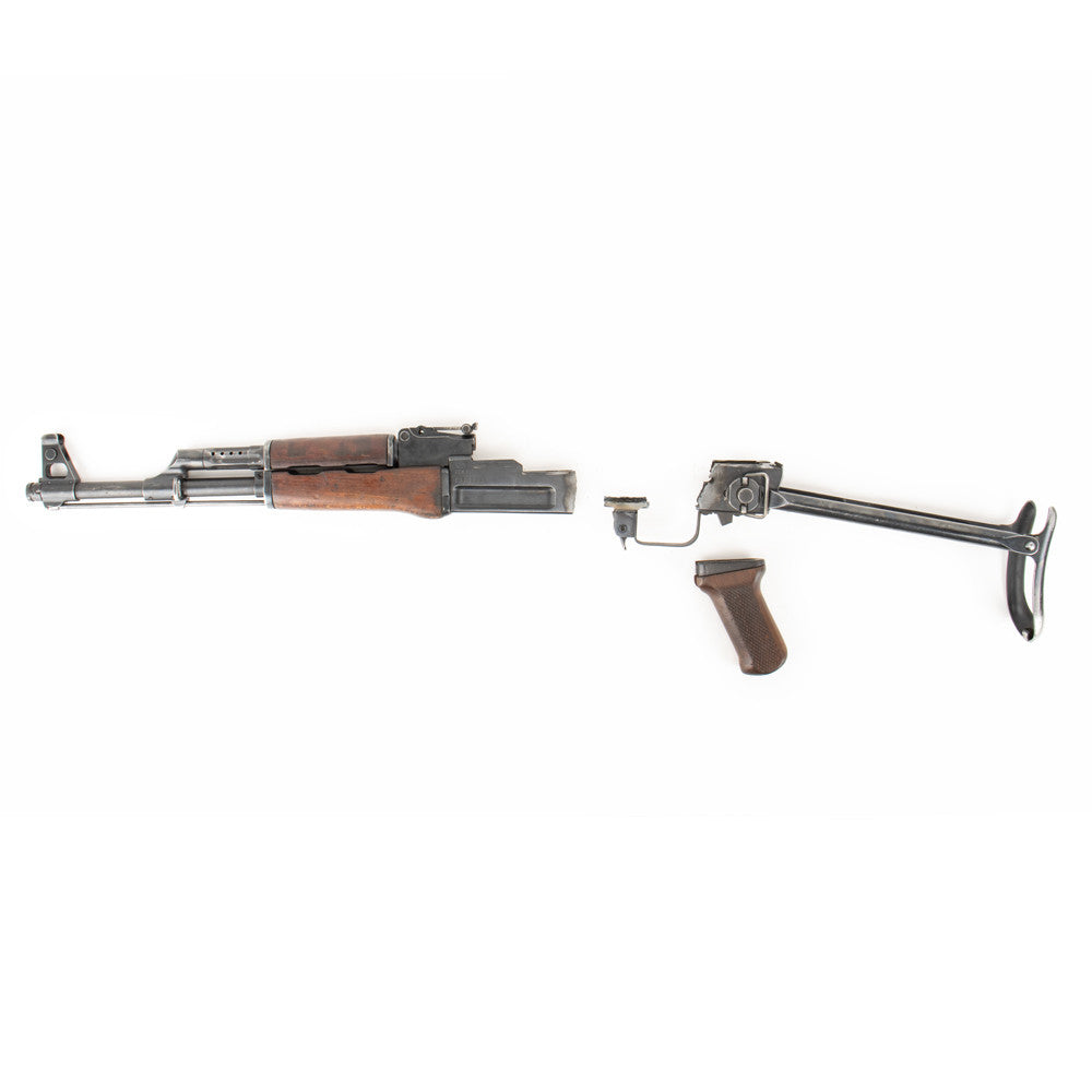 Polish Circle 11 KBK wz. 1961 Underfolder Stock Milled AK Parts Kit with Original Barrel & Non-Matching Numbers #10399