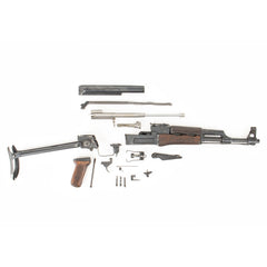Polish Circle 11 KBK wz. 1964 Underfolder Stock Milled AK Parts Kit with Original Barrel & Non-Matching Numbers #17910