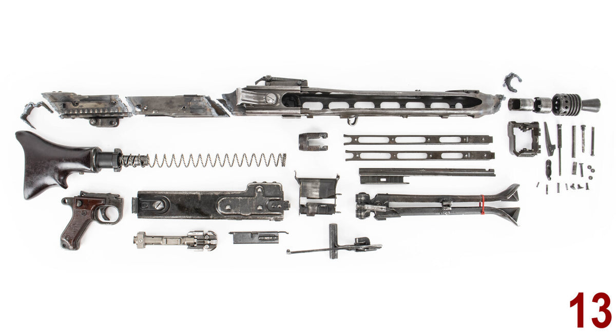 MG42 Parts Kit – WWII Era 7.62x51 NATO (.308) Original German - 13