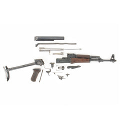 Polish Circle 11 KBK wz. 1960 Underfolder Stock Milled AK Parts Kit with Original Barrel & Non-Matching Numbers #17589