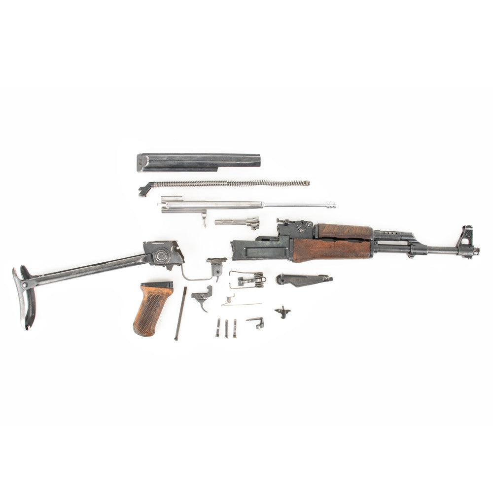 Polish Circle 11 KBK wz. 1960 Underfolder Stock Milled AK Parts Kit with Original Barrel & Matching Numbers #03572