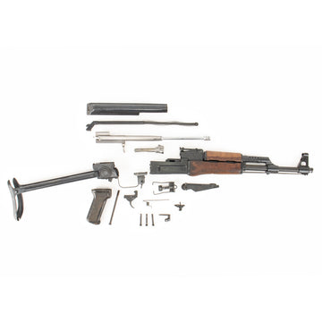 Polish Circle 11 KBK wz. 1960 Underfolder Stock Milled AK Parts Kit with Original Barrel & Matching Numbers #15843