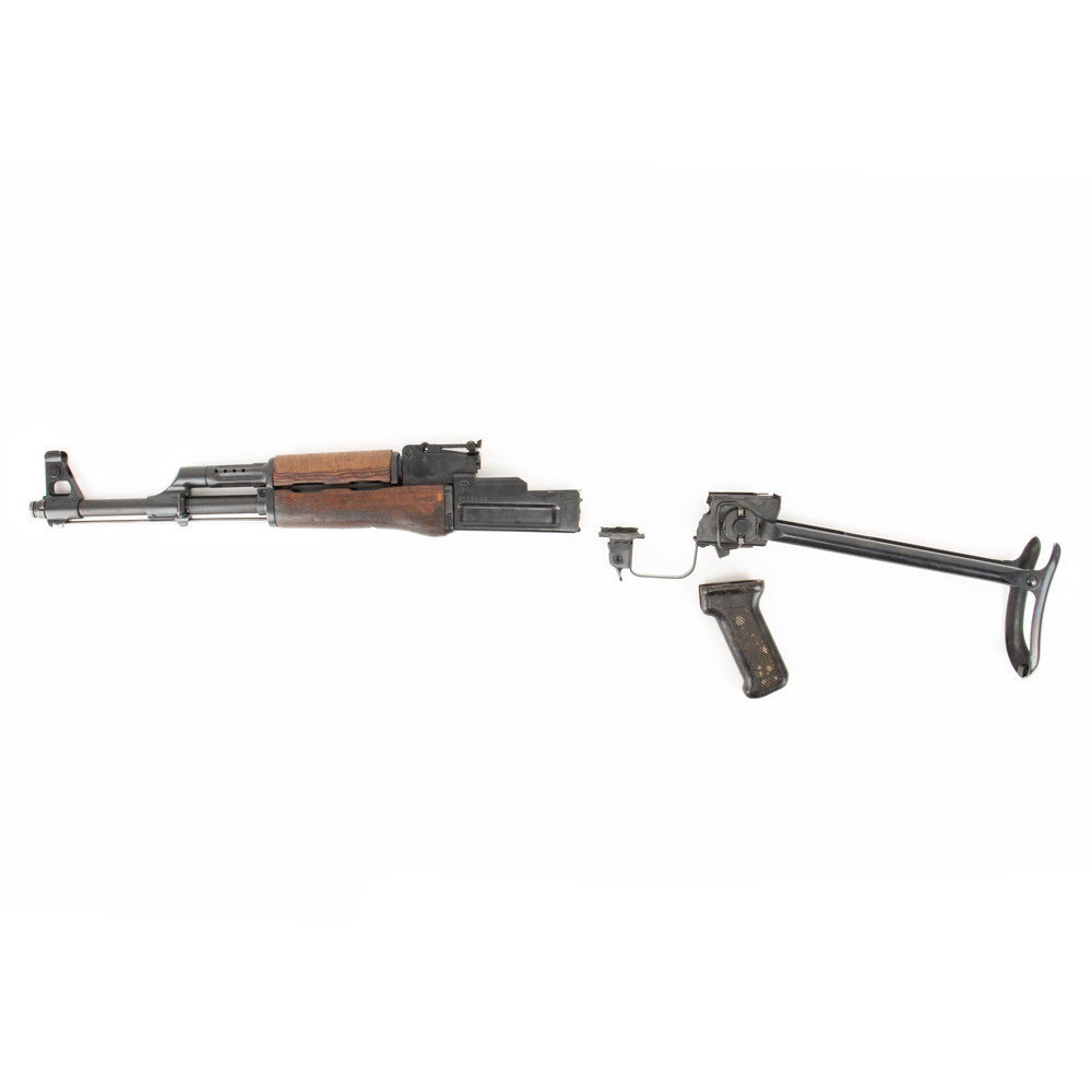 Polish Circle 11 KBK wz. 1960 Underfolder Stock Milled AK Parts Kit with Original Barrel & Matching Numbers #15843