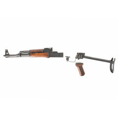 Polish Circle 11 KBK wz. 1964 Underfolder Stock Milled AK Parts Kit with Original Barrel & Matching Numbers #07443