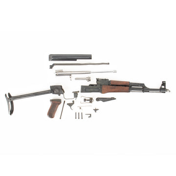 Polish Circle 11 KBK wz. 1960 Underfolder Stock Milled AK Parts Kit with Original Barrel & Matching Numbers #22091