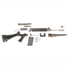 IMBEL FN FAL Metric (M964) 7.62x51 NATO / .308 Win Parts Kit with Original Barrel, Bayonet & Scabbard, 20 Rd Magazine
